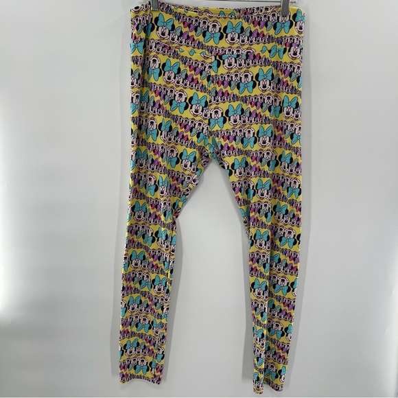 Disney Minnie Mouse Set of 2 Leggings Size Tall & Curvy - Picture 6 of 13